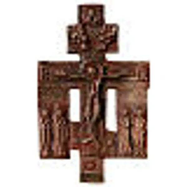 Croix Byzantine bronze 15x10 cm