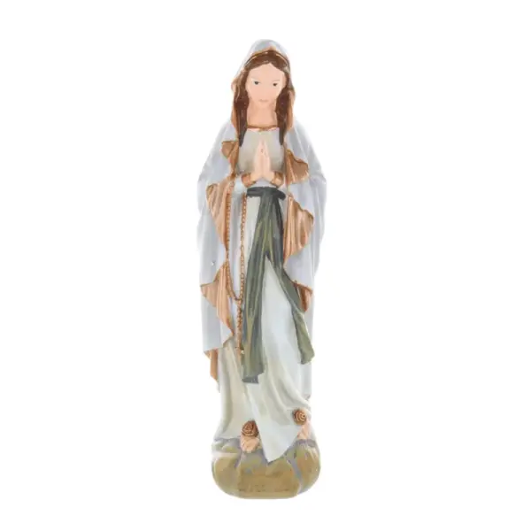 Statue Vierge Marie 30cm style antique en résine