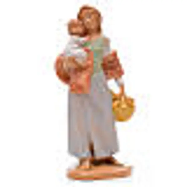 Femme et enfant crèche 17 cm Fontanini