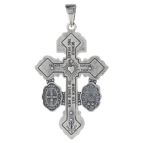 Pendentif anglais Croix du Pardon argent 925