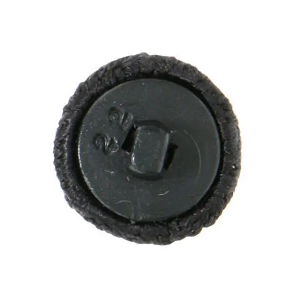 Bouton recouvert pour soutane noire