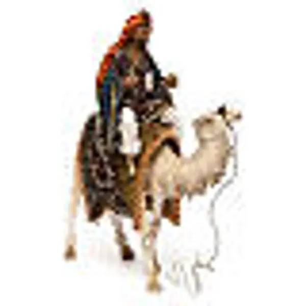Roi Mage sur chameau crèche 13 cm Tripi