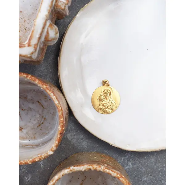 Médaille Sancta Mater | Or 18 carats