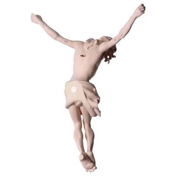 Corps du Christ en bois naturel