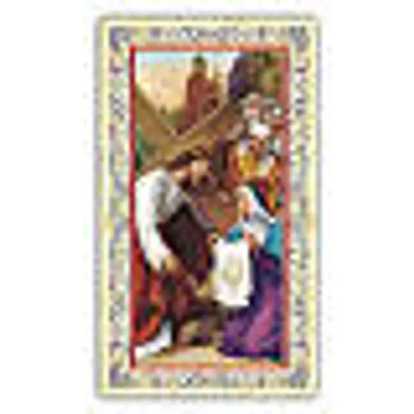 Image de dévotion Ste Véronique 10x5 cm