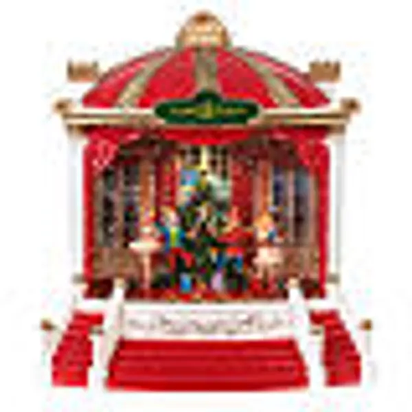Scène de théâtre verre neige Ballet Casse-Noisette 25x20x10 cm LED