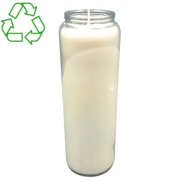 Bougie de Neuvaine godet verre recyclable - 9 jours - Exclusivité !