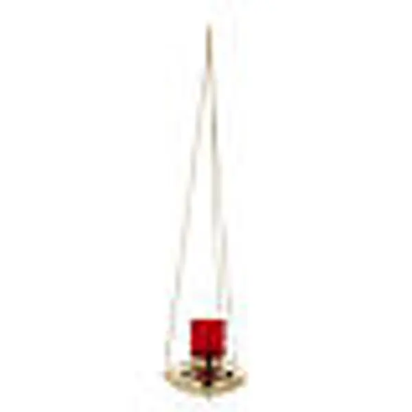 Lampe en laiton doré chaînes 1 mètre