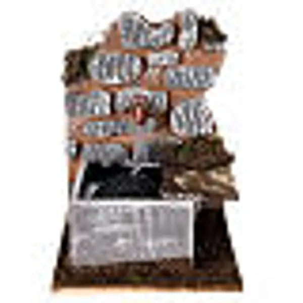 Fontaine avec pompe 15x10x15 cm miniature crèche 10-12 cm