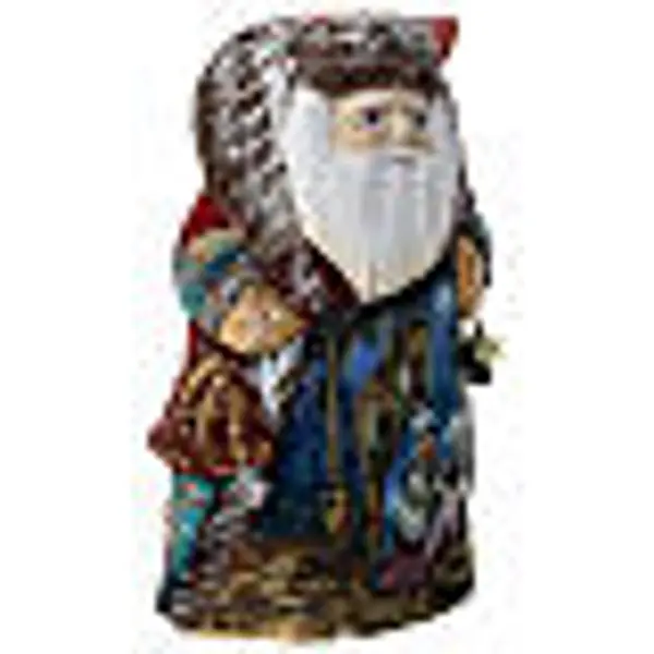 Ded Moroz scène Nativité 17 cm avec clochette