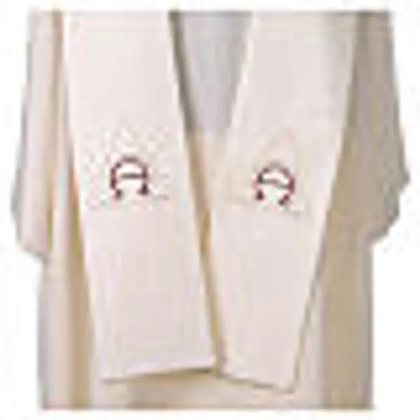 Étole toile polyester Alpha et Oméga brodés