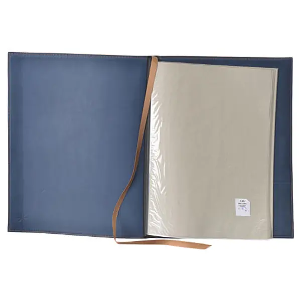 Couverture rites A4 croix or bleu Bethléem