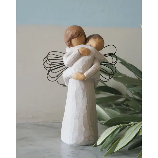 Figurine Ange Gardien veillant sur l'enfant | Willow Tree