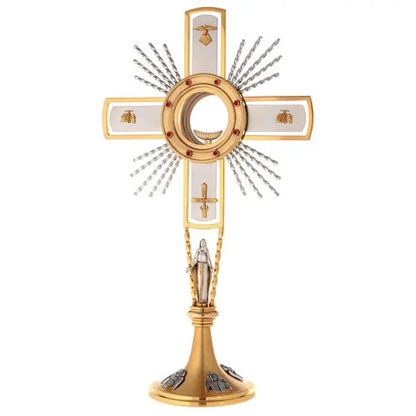 Ostensoir croix et Marie