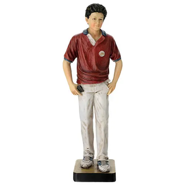 Statue Carlo Acutis 30 cm résine peinte