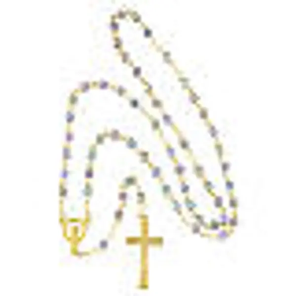 Chapelet hématite brillant grains 4 mm forme cubique