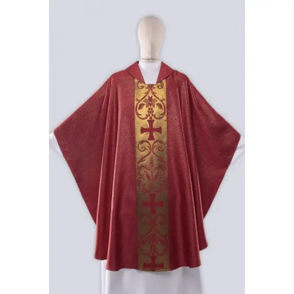 Chasuble rouge IPa8/c