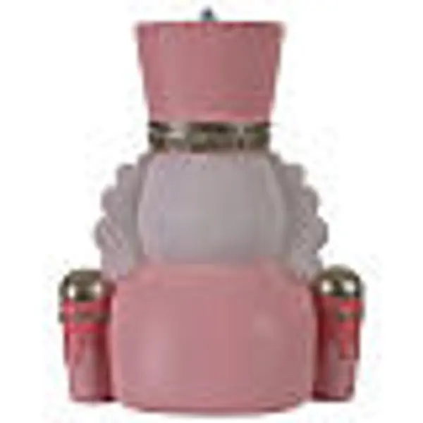 Général casse-noisettes buste rose lumineux 30 cm