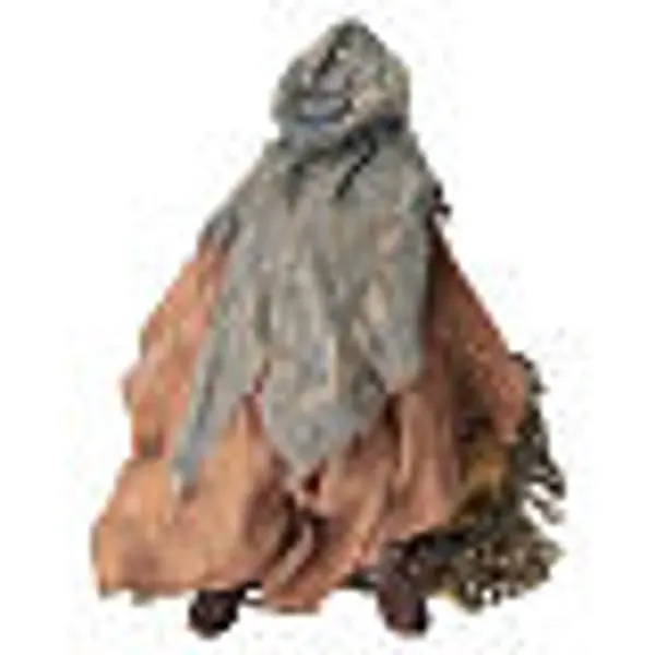Roi Mage noir 13cm crèhe Angela Tripi