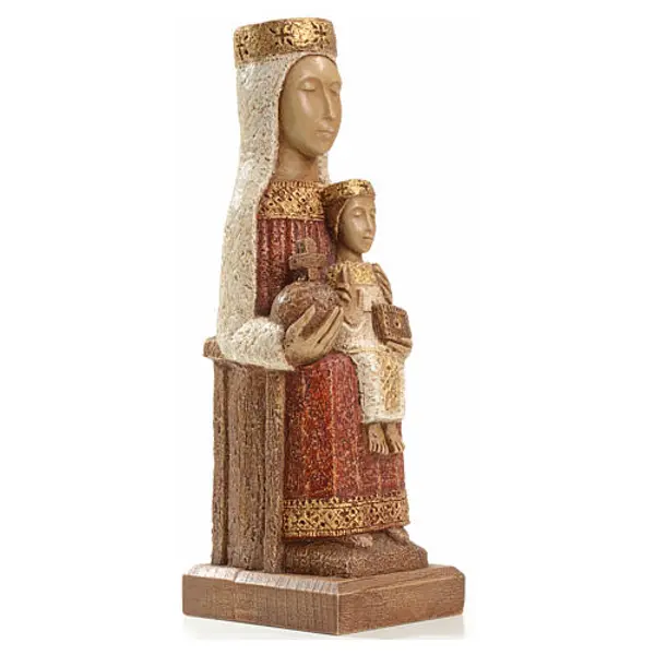 Notre Dame du Pilar 25 cm pierre peinte Bethléem