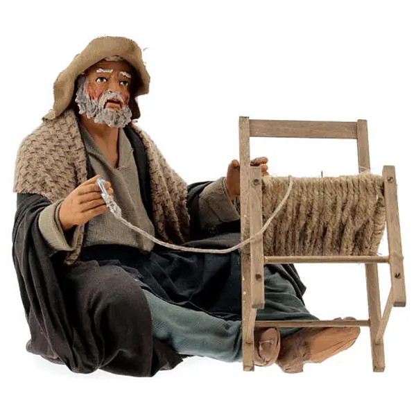 Réparateur de chaise 30 cm crèche napolitaine