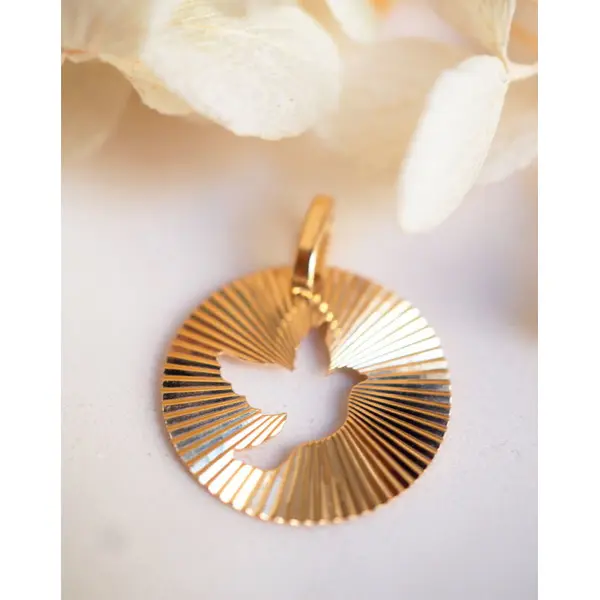Médaille Souffle céleste | Or 18 carats