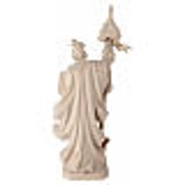 Saint Florian en bois naturel