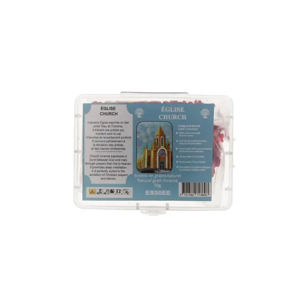 Encens Naturel en Grains église - Boîte 50g