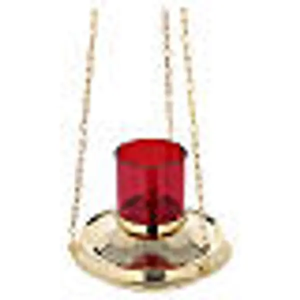 Lampe en laiton doré chaînes 1 mètre