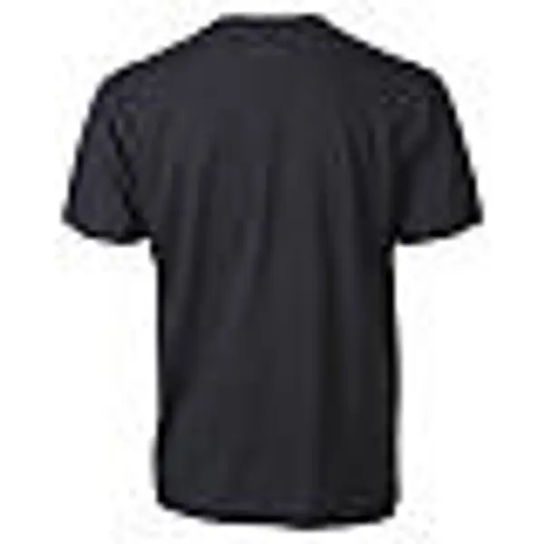 T-shirt noir Vebi Confezioni coton croix blanche