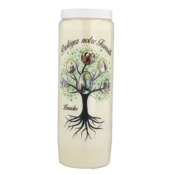 Set of 20 Novena candles Tree of Life protector 17,5cm