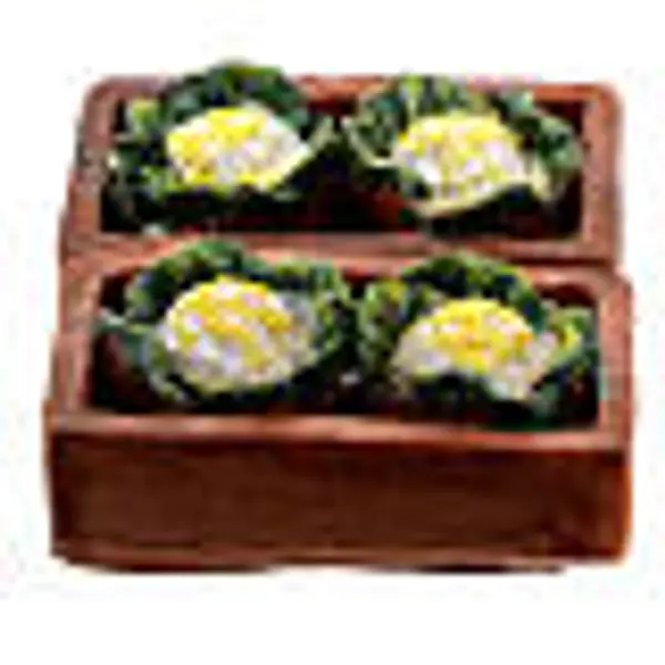 Caisse avec légumes 2 pcs résine crèche 6 cm