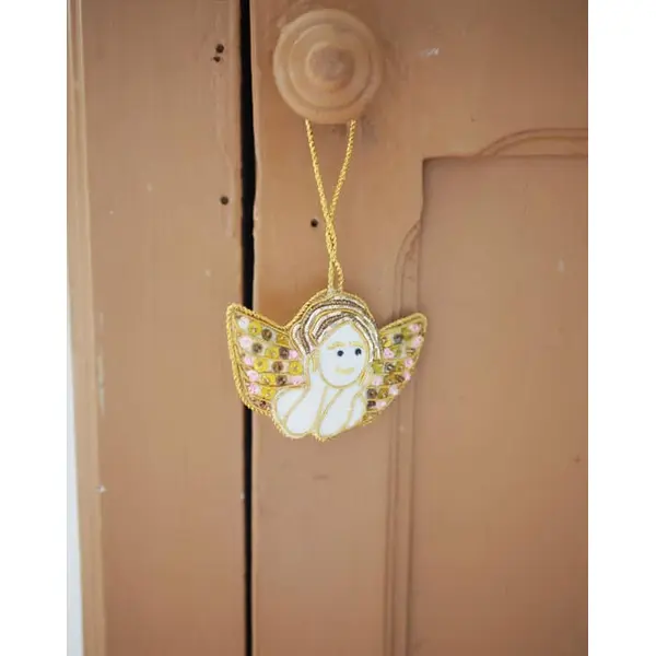 Décoration en feutrine - Ange
