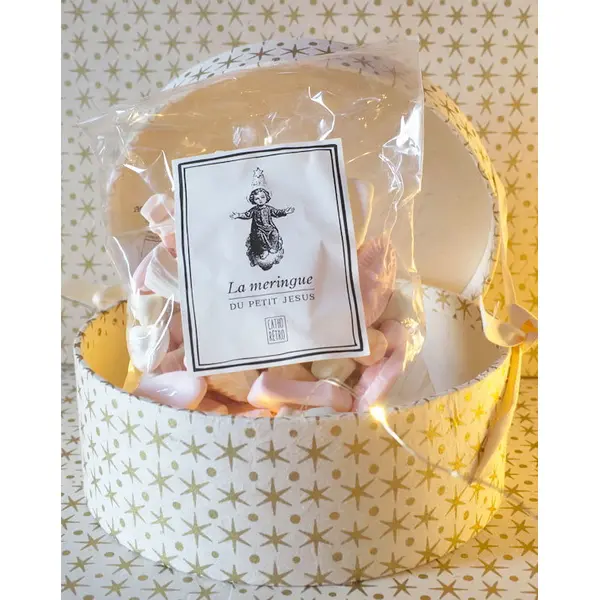 Coffret de Noël avec Jésus en sucre