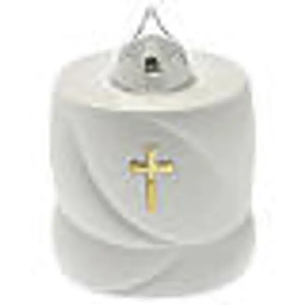 Bougie électrique Lumada blanc croix lumière clignotante