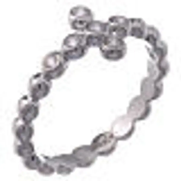 Bague AMEN boules arg 925 blanc zircons blancs