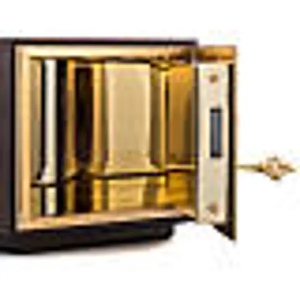 Tabernacle d'autel résurrection bois porte laiton