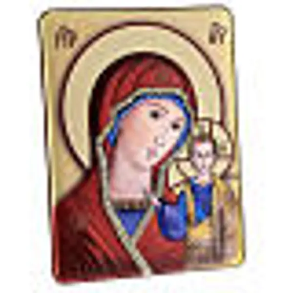Tableau bilaminé Notre-Dame de Kazan 22x16 cm