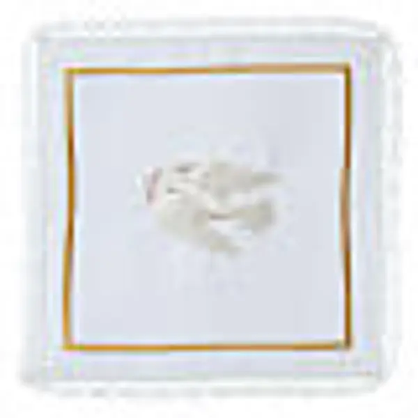 Linges d'autel avec colombe blanche 4 pcs lin coton viscose