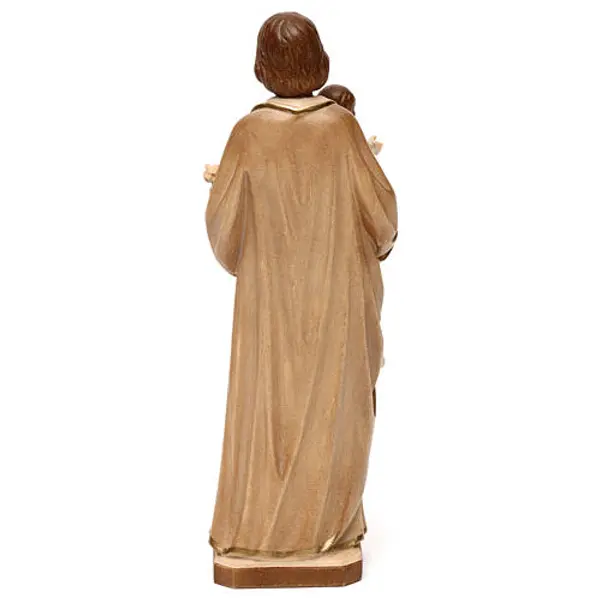 Saint Joseph avec Enfant bruni 3 tons réaliste
