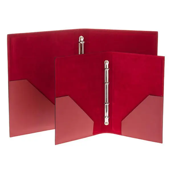 Etui porte-rite en cuire rouge