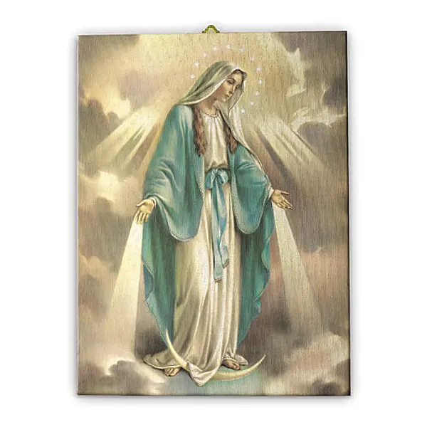 Cadre sur toile Vierge Miraculeuse 40x30 cm