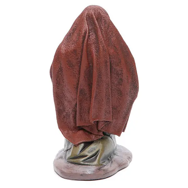 Statue femme offre des fruits 17 cm terre cuite