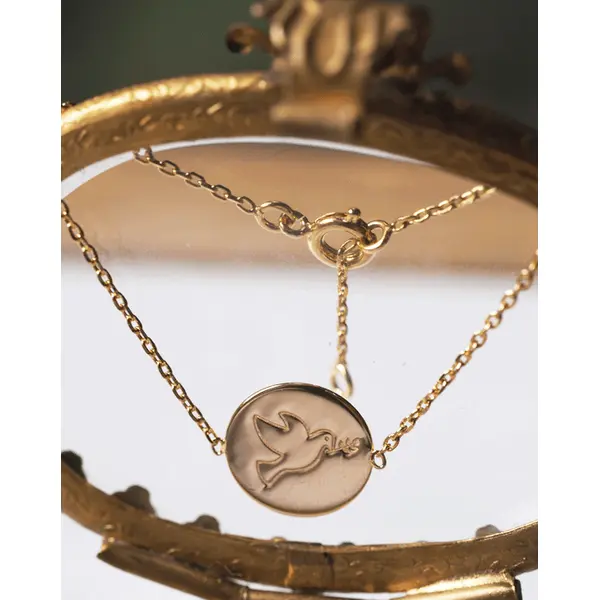 Bracelet Colombe personnalisable