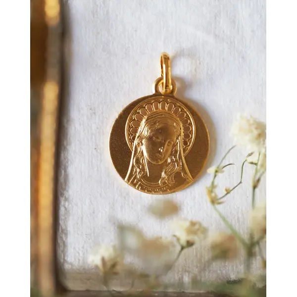 Médaille Regina Angelorum | Or 18 carats