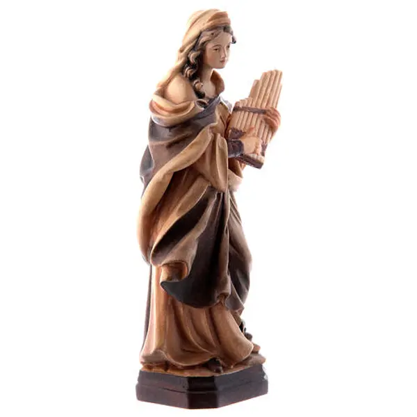 Sainte Cécile nuances de marron en bois