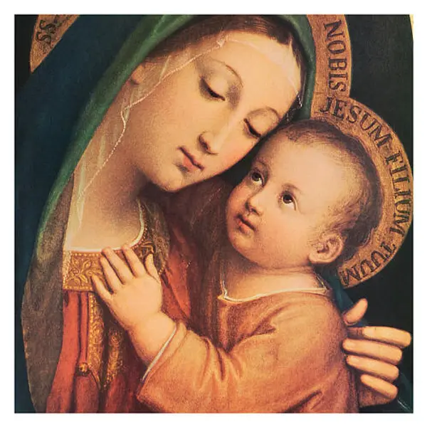 Tableau Notre-Dame du Bon Conseil bois de peuplier 80x60 cm