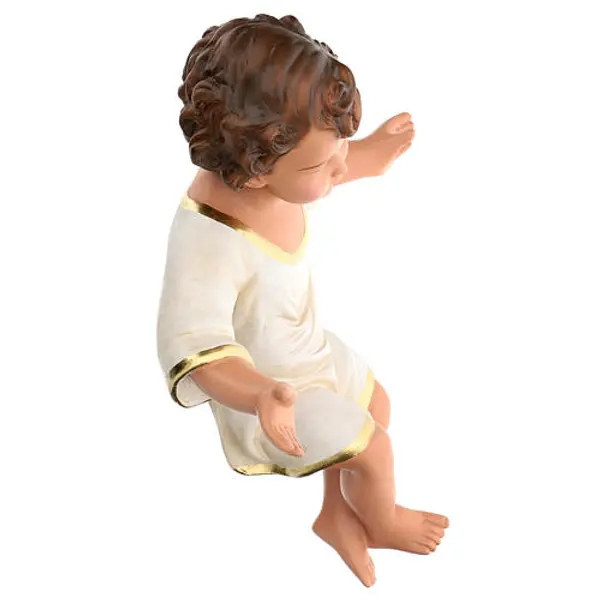 Enfant Jésus 36 cm pour crèche de 80 cm plâtre Arte Barsanti