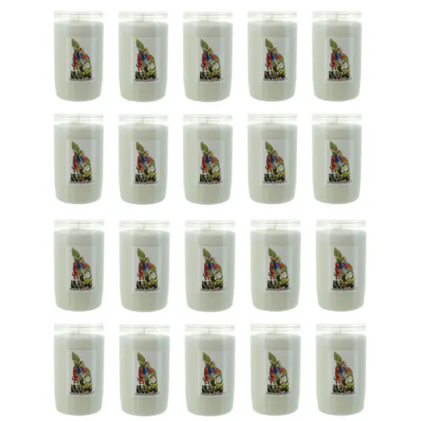Lot de 20 bougies de dévotion 3 jours Saint Michel