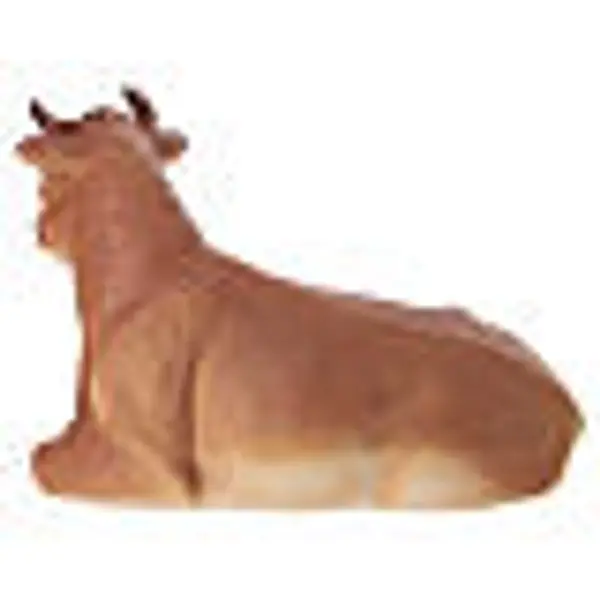 STOCK Bœuf en résine pour crèche 27 cm